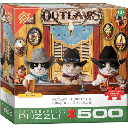Outlaws 500 Piece Jigsaw Puzzle Eurographics