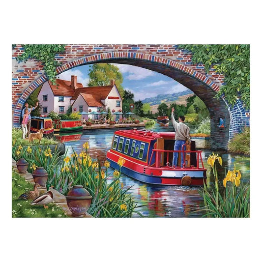 Over & Under 500 Big Piece Jigsaw Puzzle HOP