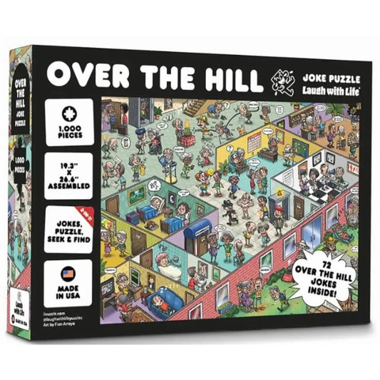 Over the Hill "Laugh with Life" 1000 Piece Jigsaw Puzzle Livuzzle