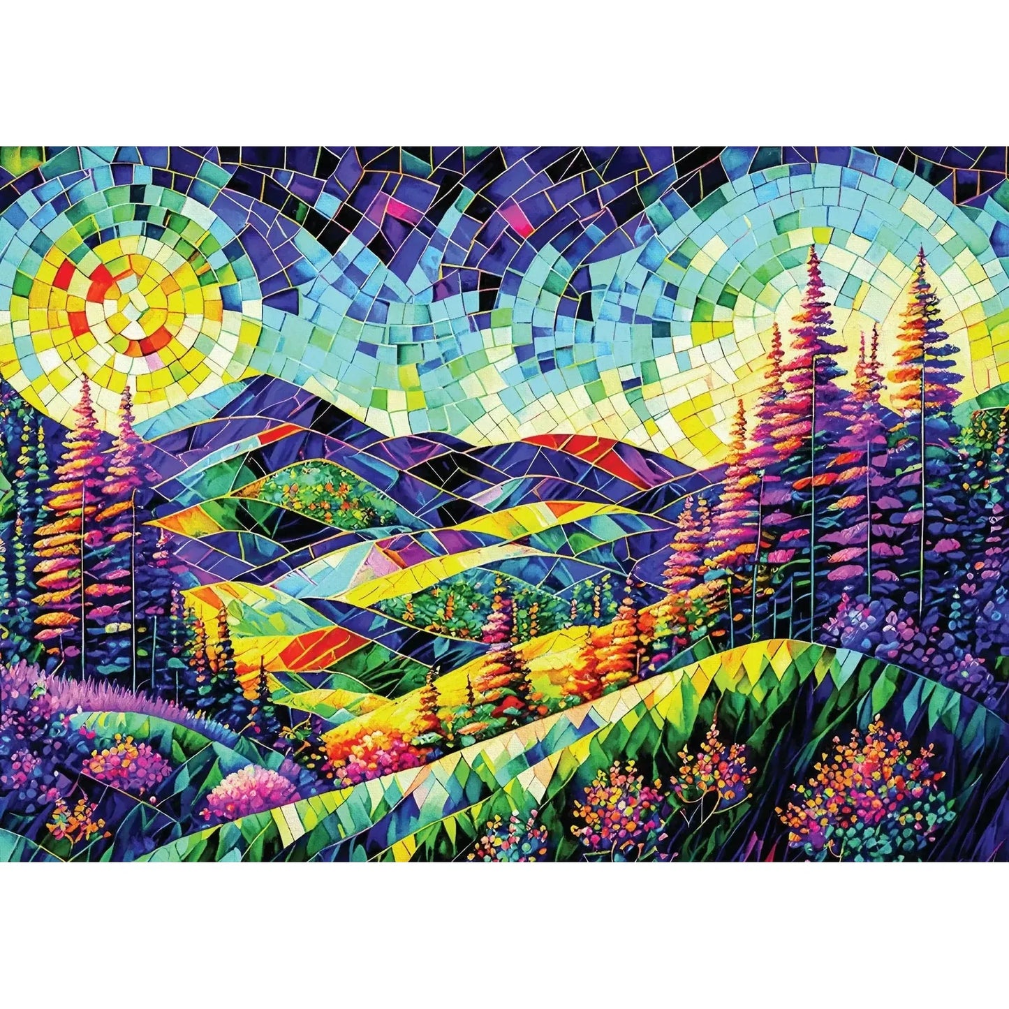 Over the Hills to Dreamland 1000 Piece Jigsaw Puzzle Enjoy