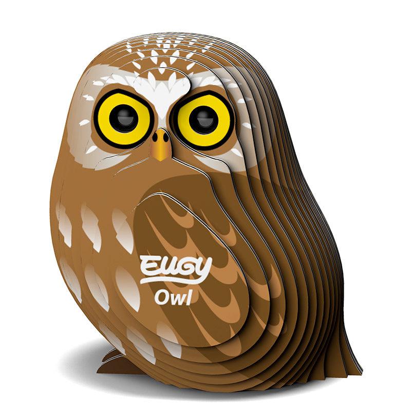 Owl 3D Cardboard Model Kit Eugy