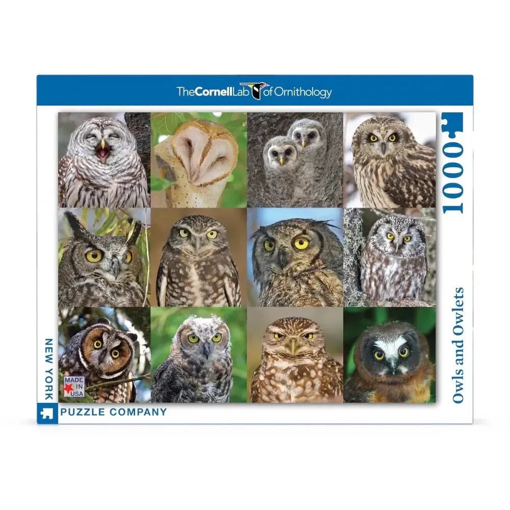 Owls & Owlets 1000 Piece Jigsaw Puzzle NYPC