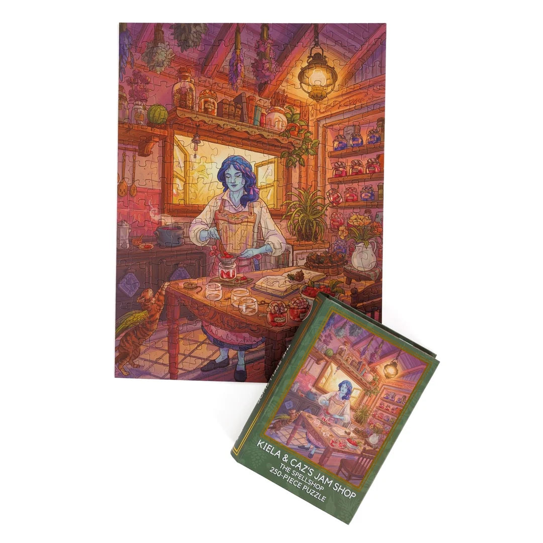 Kiela & Caz's Jam Shop - The Spell Shop 250 Piece Jigsaw Puzzle KOT