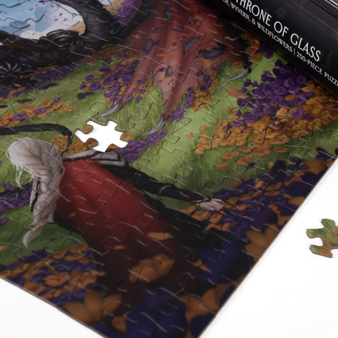 Witch, Wyvern & Wildflowers - Throne of Glass 250 Piece Jigsaw Puzzle KOT