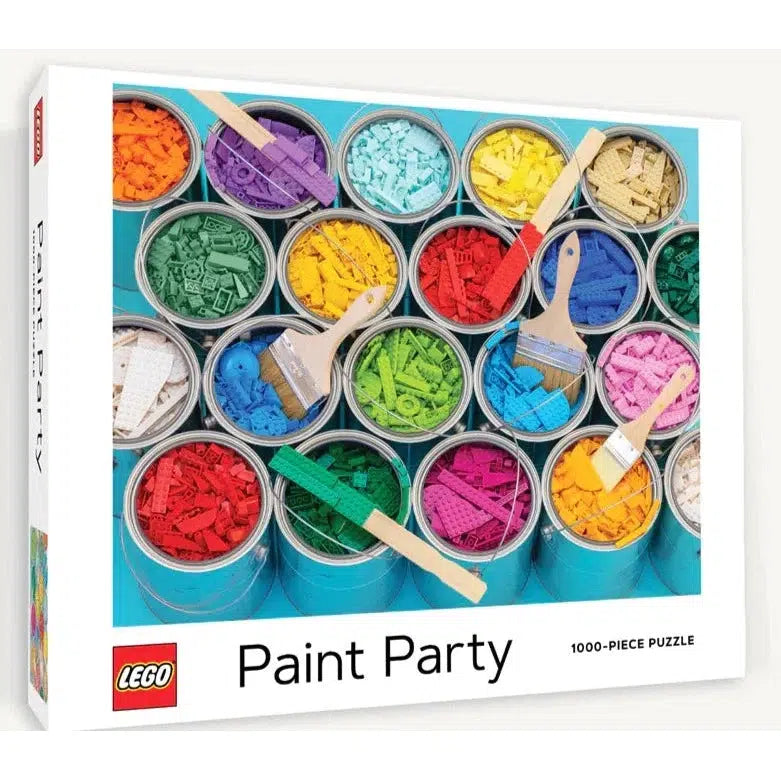 Paint Party LEGO 1000 Piece Jigsaw Puzzle Chronicle