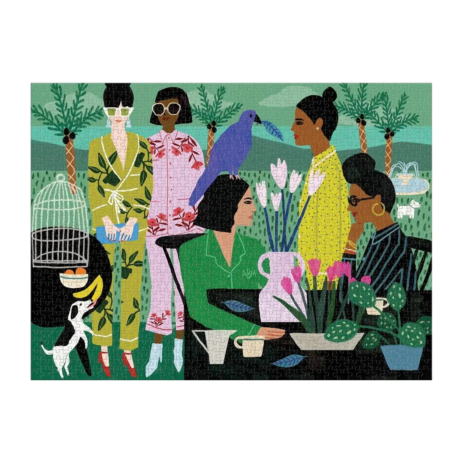Pajama Mamas 1000 Piece Jigsaw Puzzle Galison