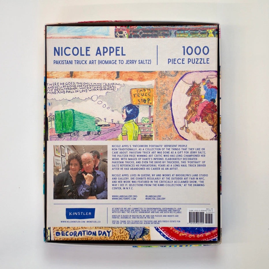 Pakistani Truck Art (Homage To Jerry Saltz) 1000 Piece Jigsaw Puzzle