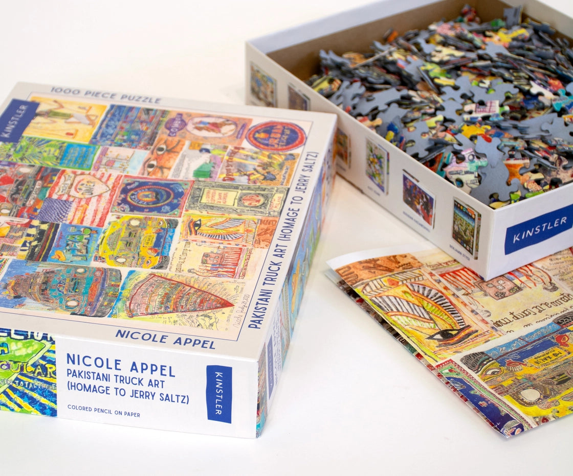 Pakistani Truck Art (Homage To Jerry Saltz) 1000 Piece Jigsaw Puzzle