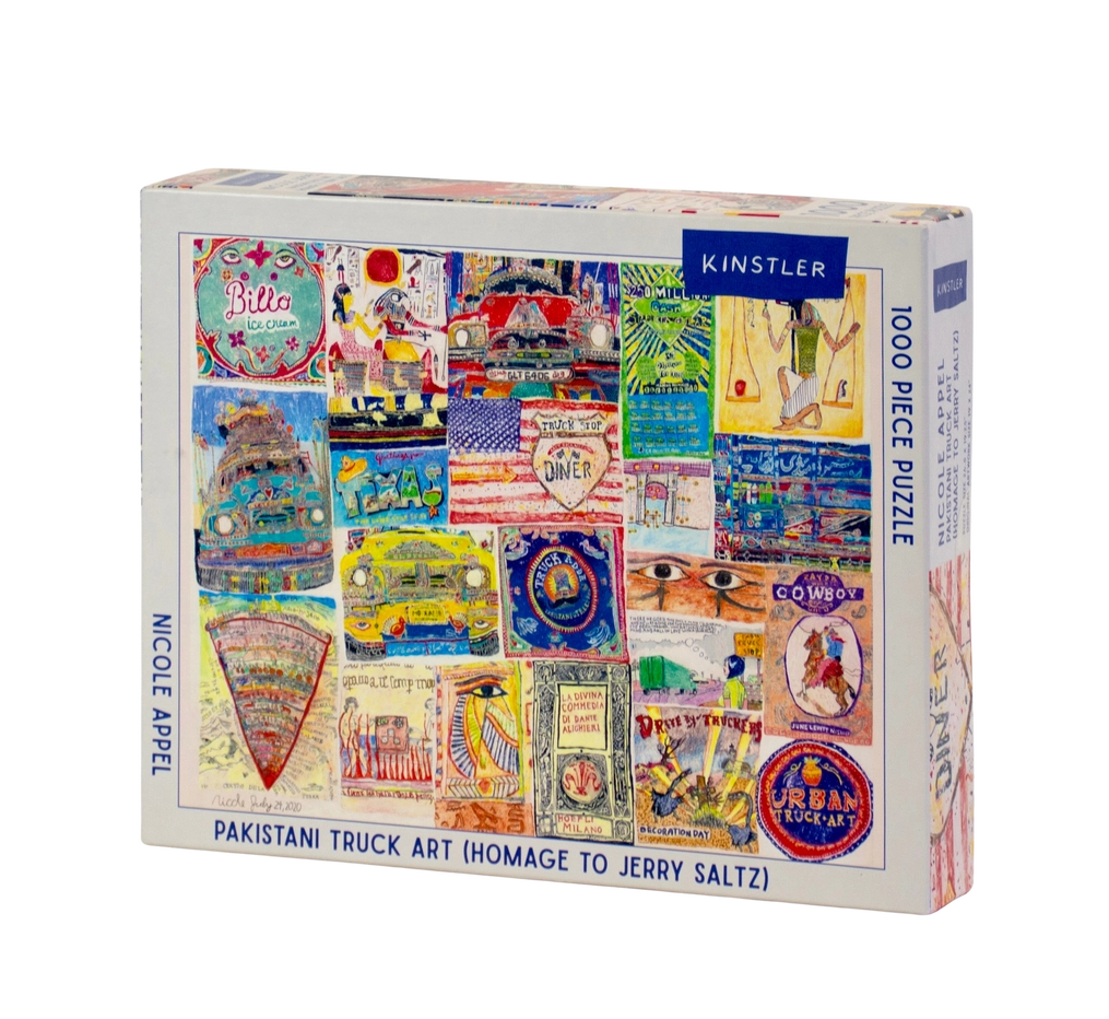 Pakistani Truck Art (Homage To Jerry Saltz) 1000 Piece Jigsaw Puzzle