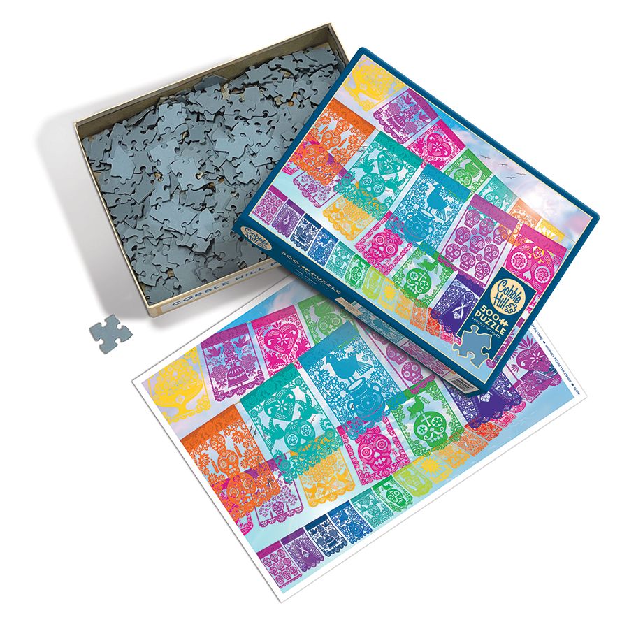 Papel Picado 500 Piece Jigsaw Puzzle Cobble Hill