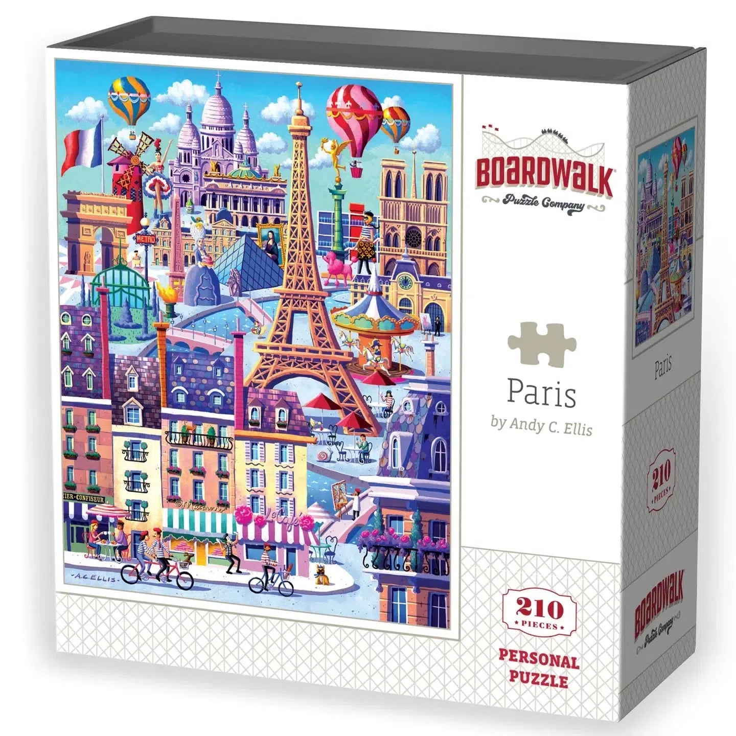 Paris 210 Piece Jigsaw Puzzle Boardwalk