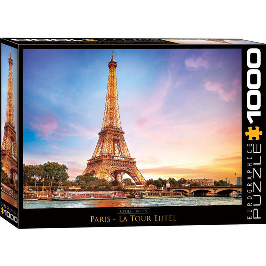 Paris La Tour Eiffel 1000 Piece Jigsaw Puzzle Eurographics