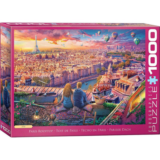 Paris Rooftop 1000 Piece Jigsaw Puzzle Eurographics