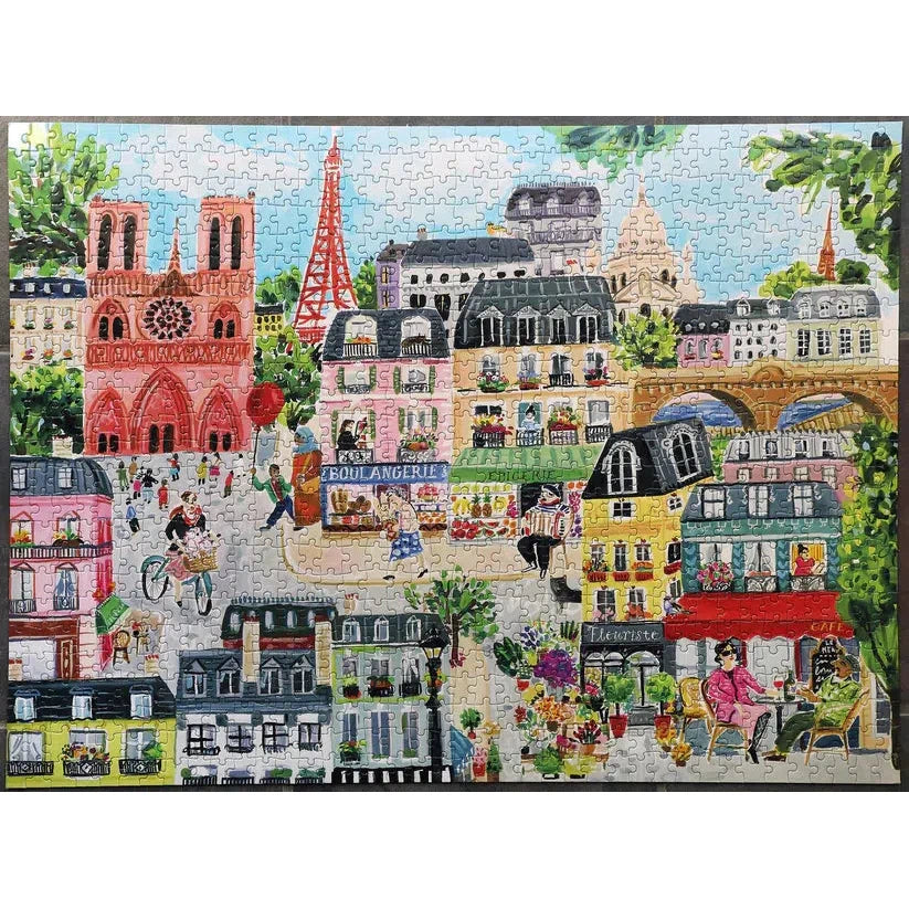 Paris in a Day 1000 Piece Jigsaw Puzzle eeBoo