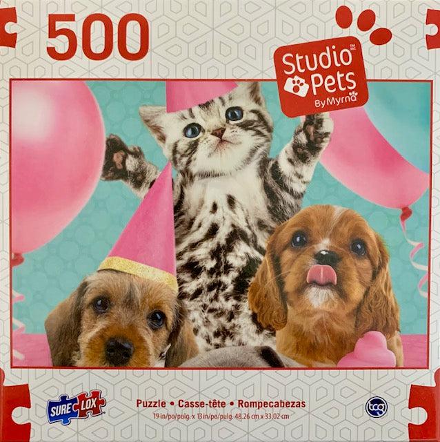 Party Time Studio Pets 500 Piece Jigsaw Puzzle Sure Lox