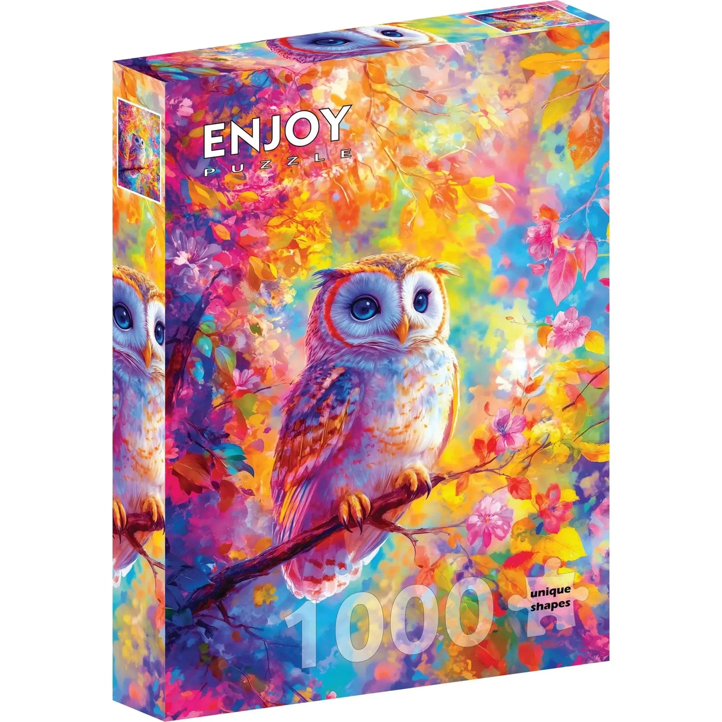 Pastel Owl 1000 Piece Jigsaw Puzzle Enjoy