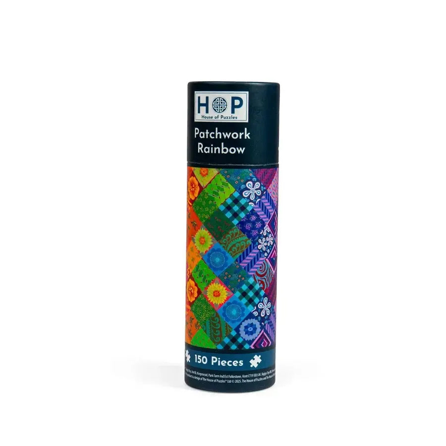 Patchwork Rainbow 150 Piece Mini Jigsaw Puzzle HOP