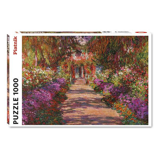 Pathway in Monet's Garden at Giverny 1000 Piece Jigsaw Puzzle Piatnik