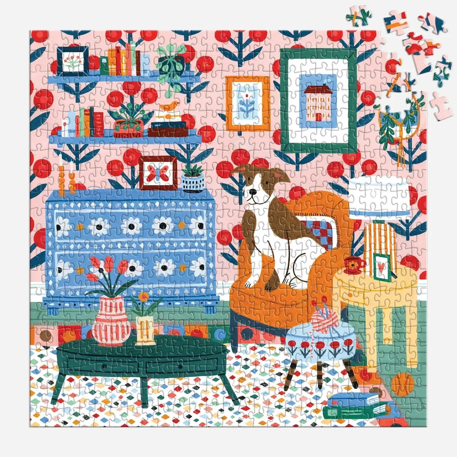 Pattern & Petal 500 Piece Jigsaw Puzzle Galison