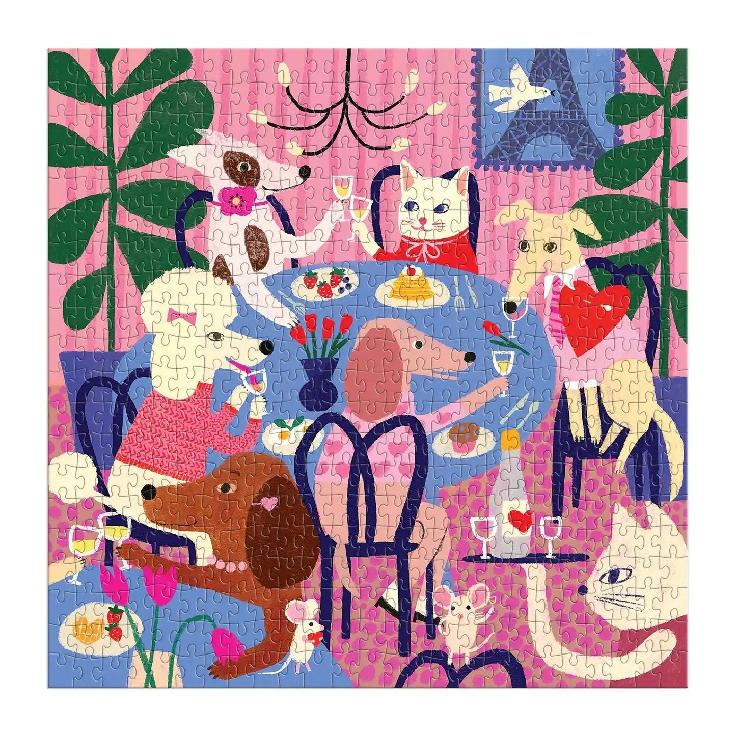 Paws for Love 500 Piece Jigsaw Puzzle Galison