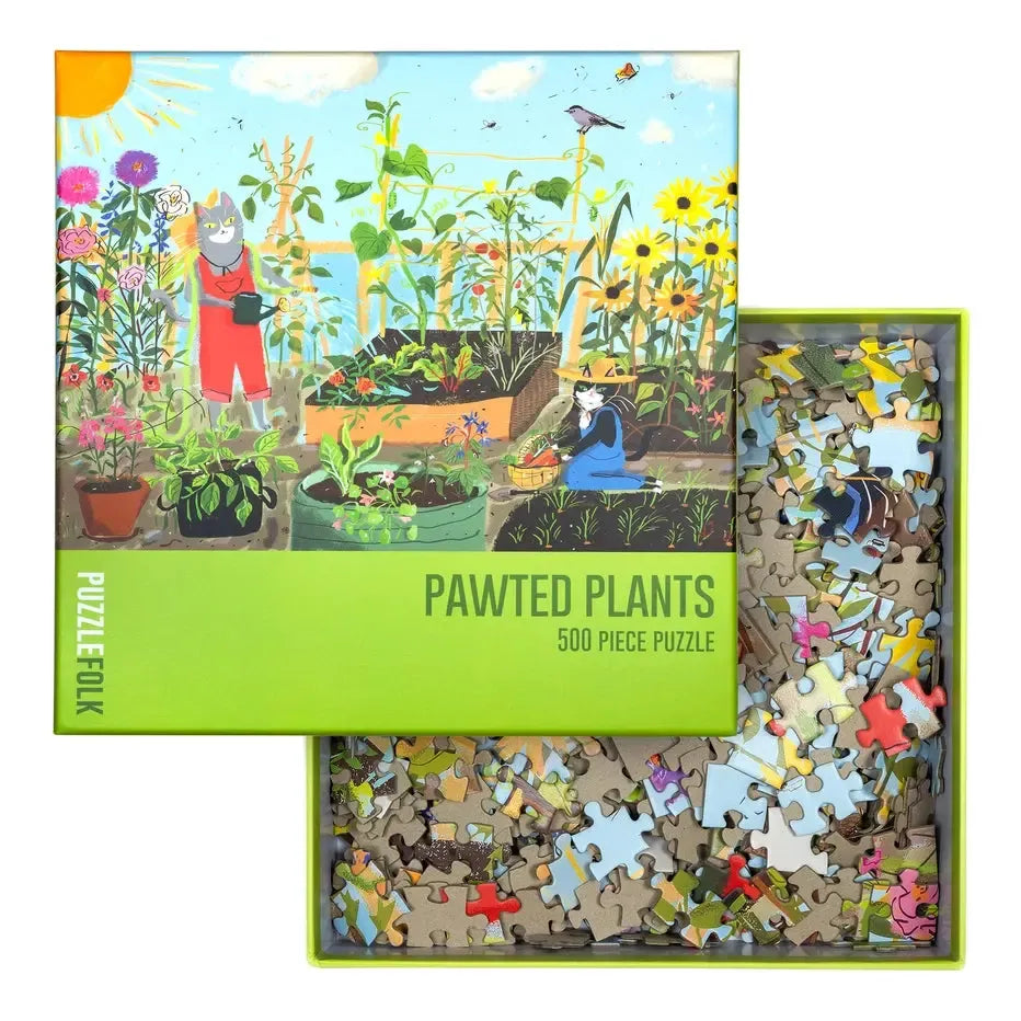 Pawted Plants 500 Piece Jigsaw Puzzle PuzzleFolk