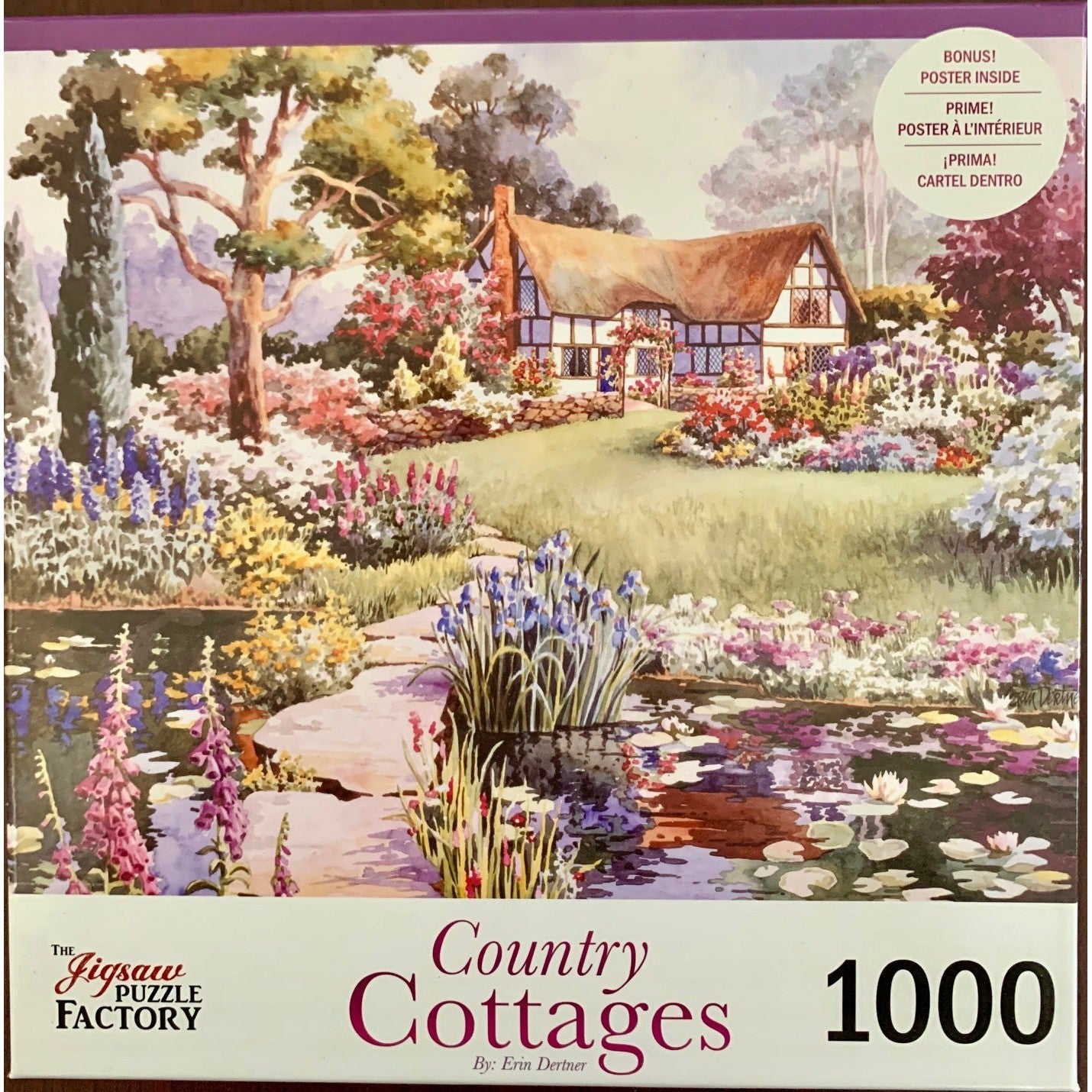 Peaceful Retreat Country Cottages 1000 Piece Jigsaw Puzzle Leap Year