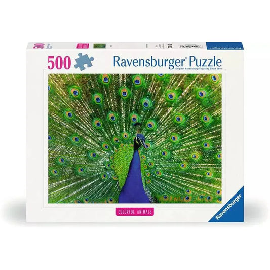Peacock 500 Piece Jigsaw Puzzle Ravensburger