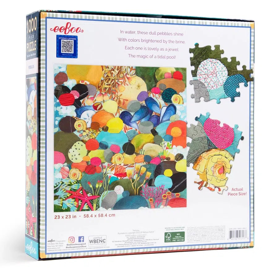 Pebbles 1000 Piece Jigsaw Puzzle eeBoo