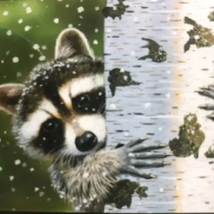 Peekaboo Raccoon 234 Piece "World's Smallest" Jigsaw Puzzle TDC