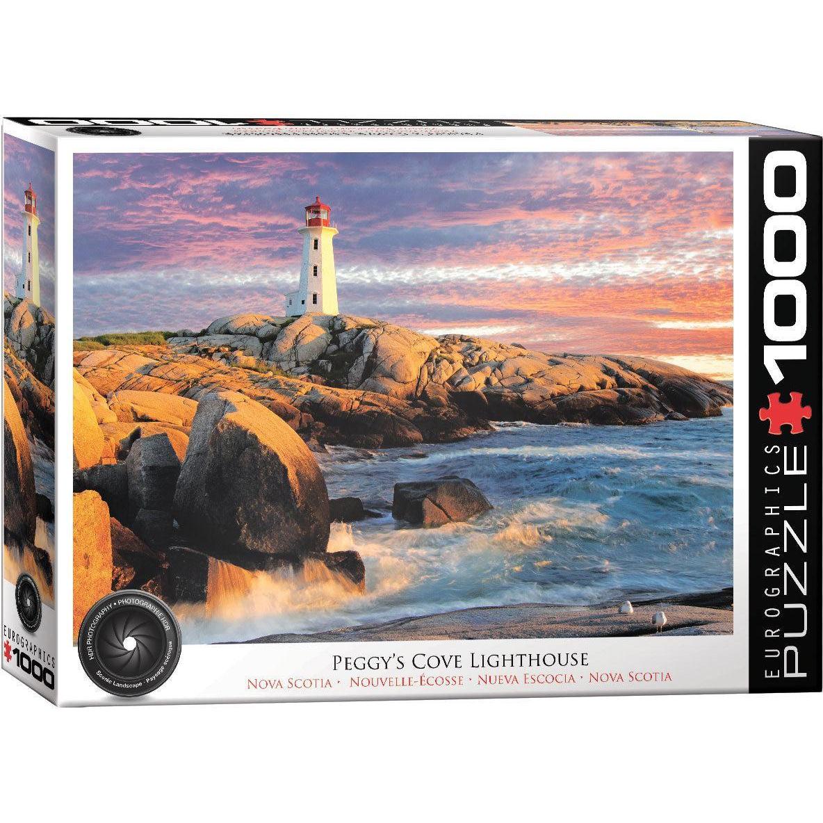 Peggy’s Cove Lighthouse Nova Scotia 1000 Piece Jigsaw Puzzle Eurographics
