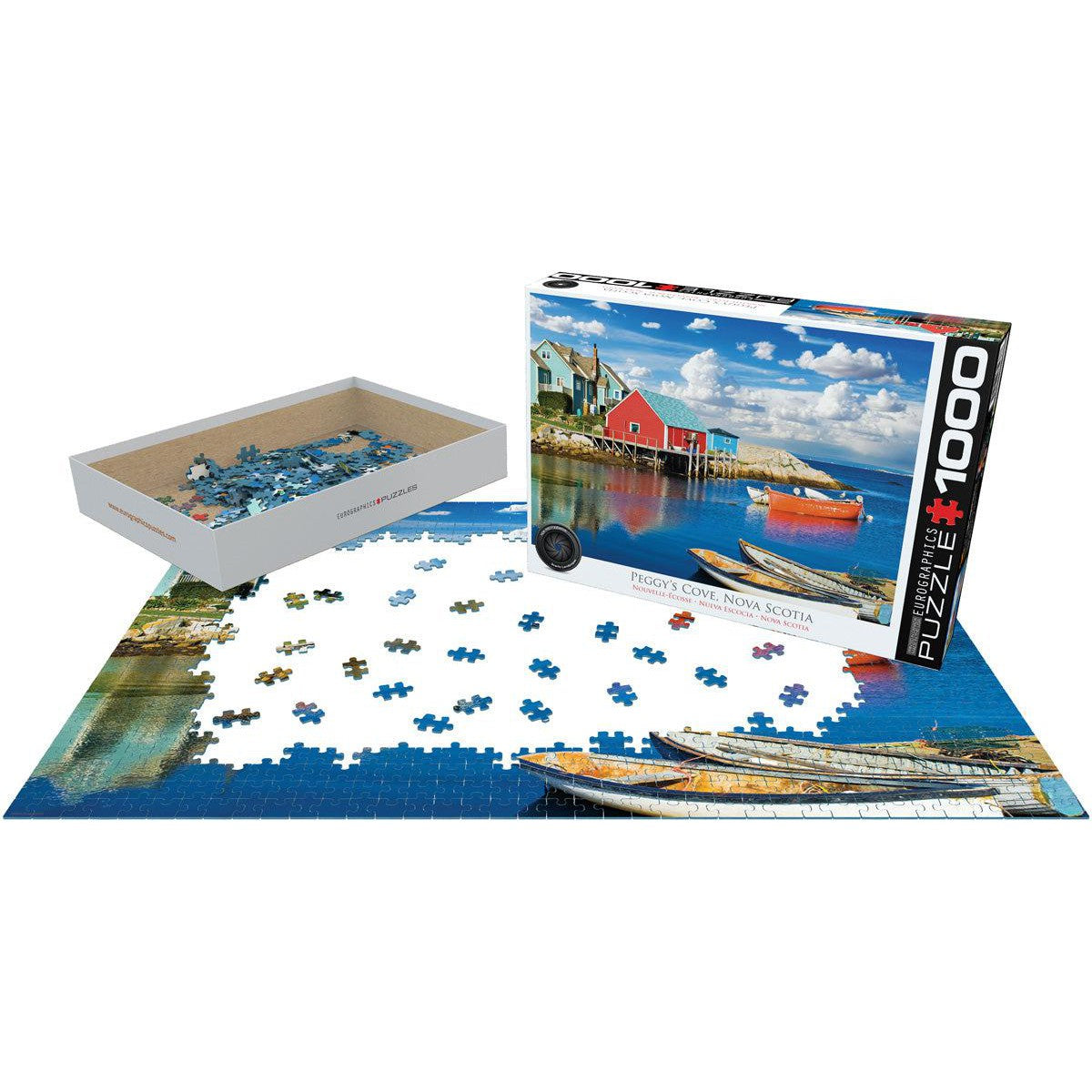 Peggy’s Cove, Nova Scotia 1000 Piece Jigsaw Puzzle Eurographics