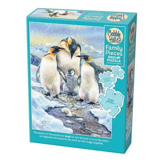 Penguin Family 350 Piece Family Jigsaw Puzzle Cobble Hill