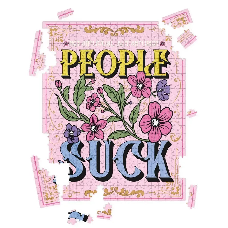 People Suck 500 Piece Jigsaw Puzzle Fun Club