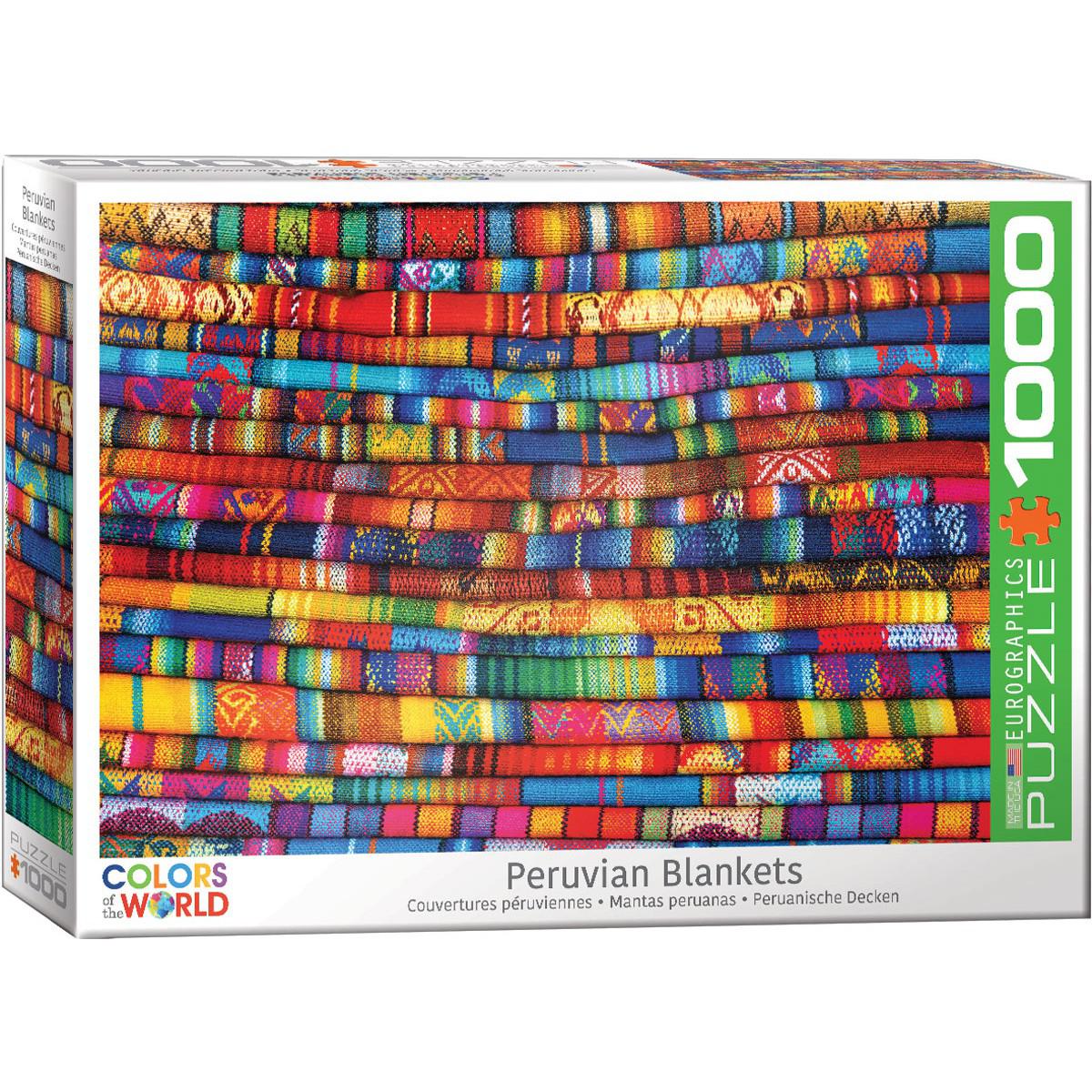 Peruvian Blankets 1000 Piece Jigsaw Puzzle Eurographics