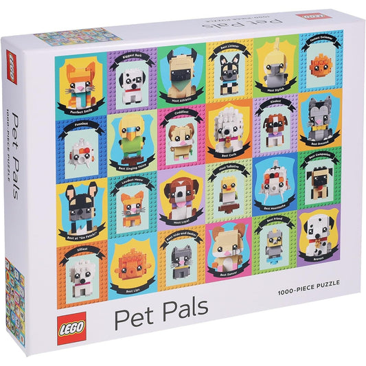 Pet Pals LEGO 1000 Piece Jigsaw Puzzle Chronicle