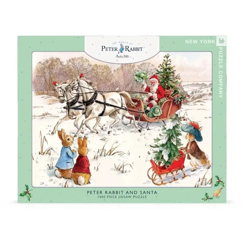 Peter Rabbit & Santa 1000 Piece Jigsaw Puzzle NYPC