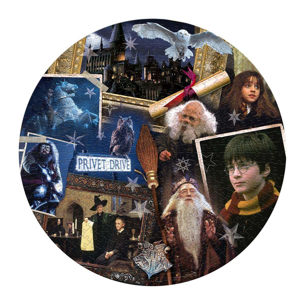 Philosopher’s Stone Harry Potter 500 Piece Round Jigsaw Puzzle Top Trumps