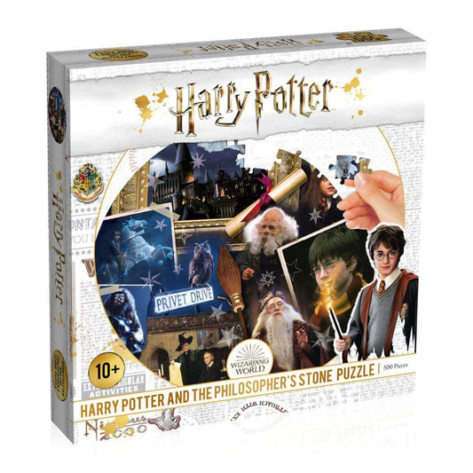 Philosopher’s Stone Harry Potter 500 Piece Round Jigsaw Puzzle Top Trumps