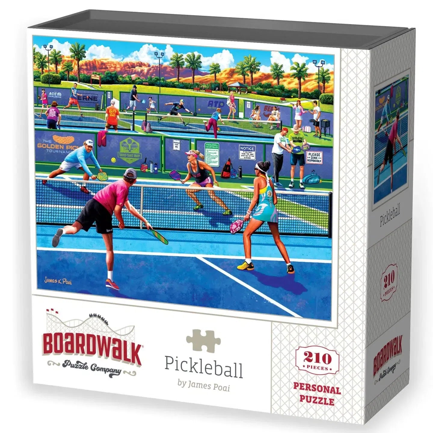 Pickleball 210 Piece Jigsaw Puzzle Boardwalk