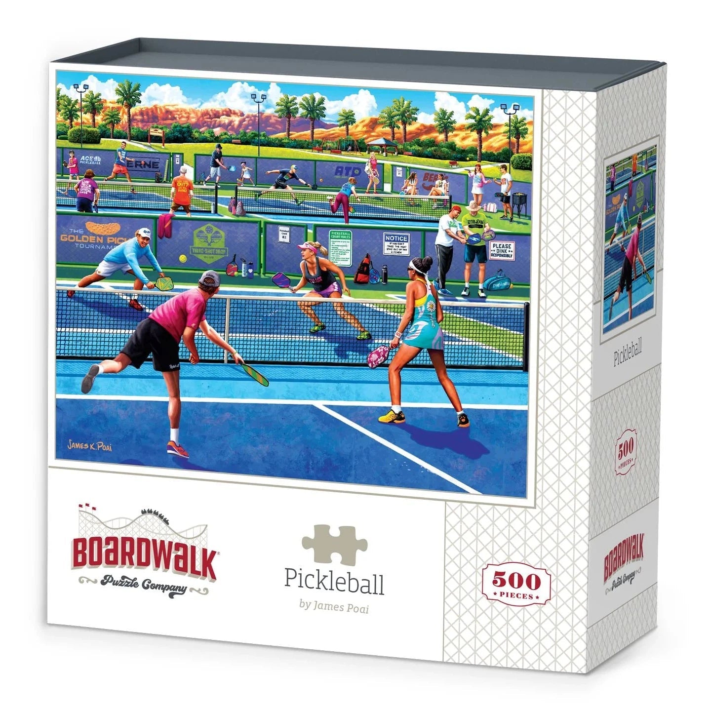 Pickleball 500 Piece Jigsaw Puzzle Boardwalk