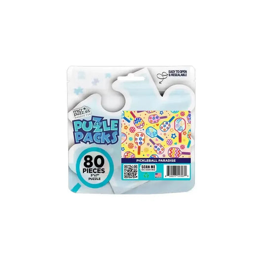 Pickleball Paradise 80 Piece Mini Jigsaw Puzzle Micro Puzzles