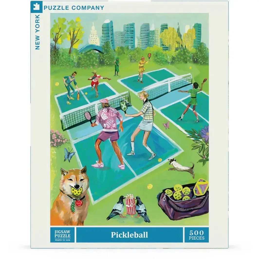 Pickleball by Jenny Kroik 500 Piece Jigsaw Puzzle NYPC