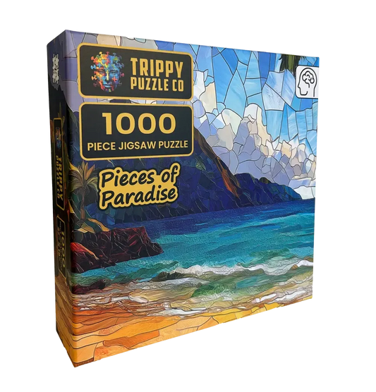 Pieces of Paradise 1000 Piece Jigsaw Puzzle Trippy
