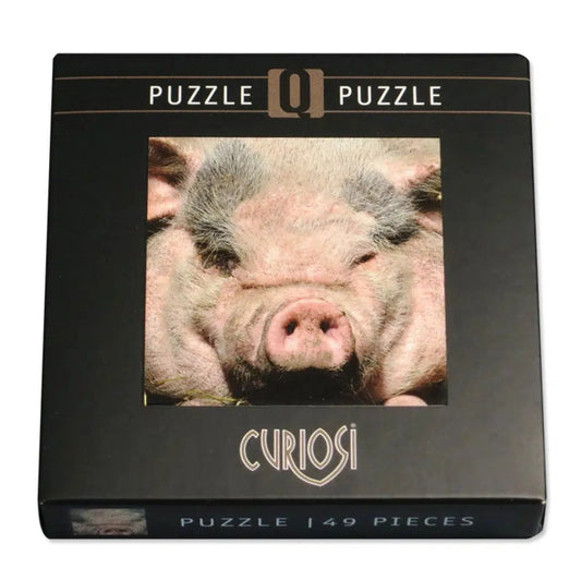 Pig 49 Piece Pocket Jigsaw Puzzle Curiosi