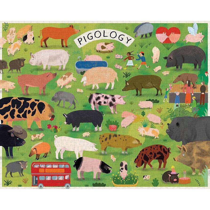 Pigology 1000 Piece Jigsaw Puzzle PA Press