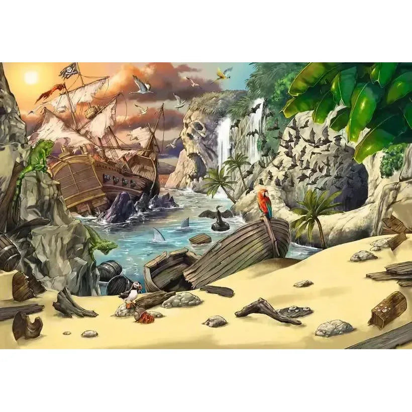 Pirate's Peril 368 Piece Escape Game Jigsaw Puzzle Ravensburger