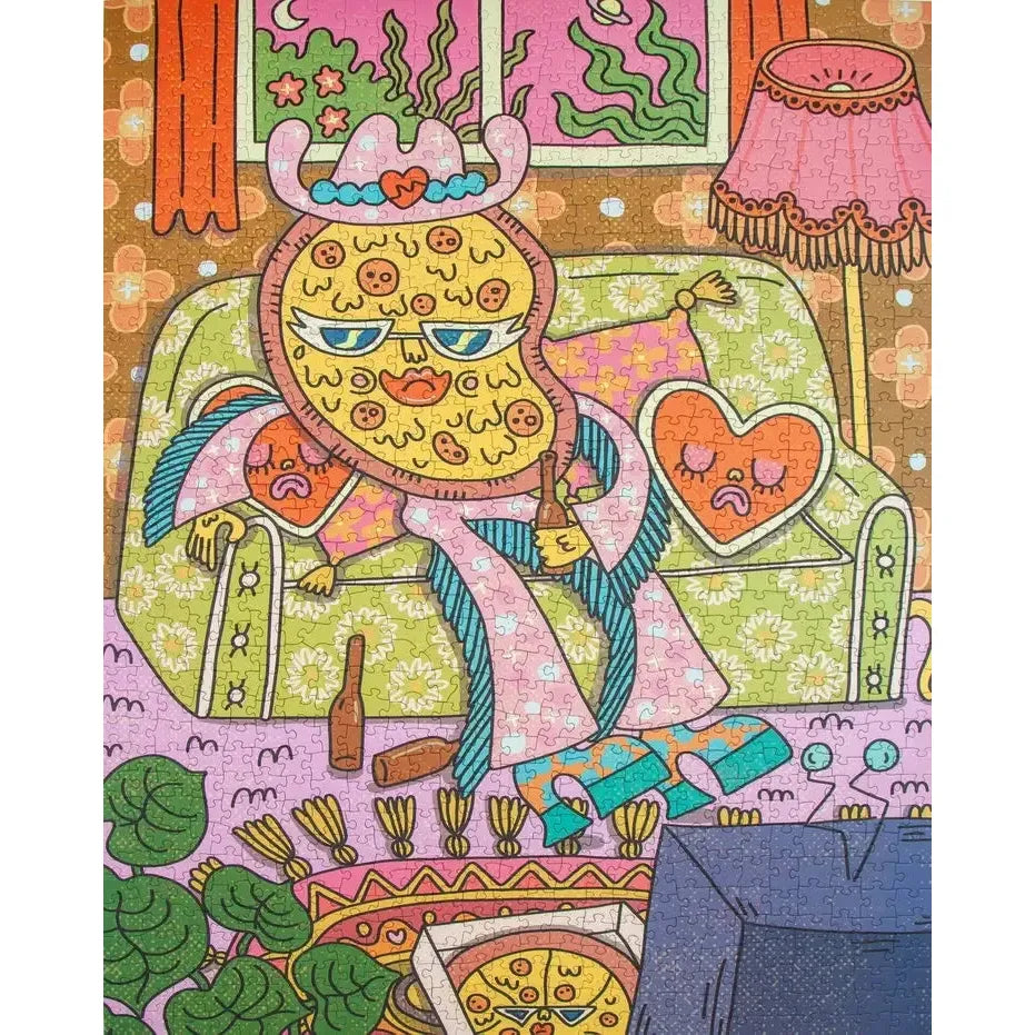 Pizza For One 1000 Piece Jigsaw Puzzle Birdie