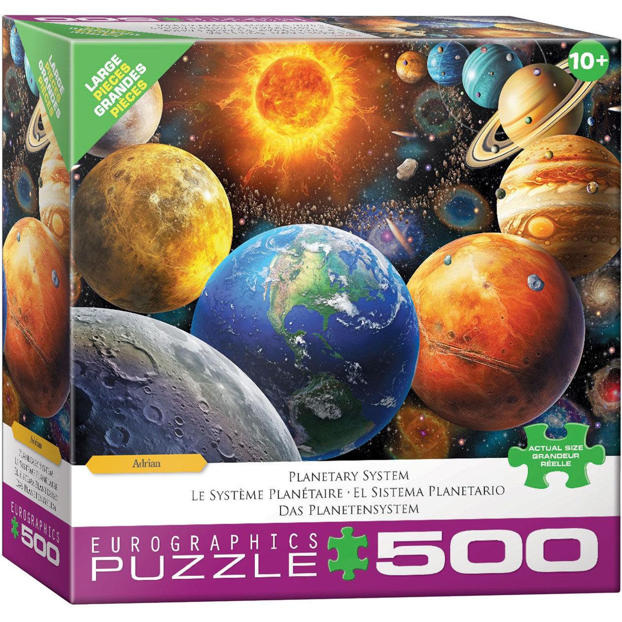 Planetary System 500 Piece Jigsaw Puzzle Eurographics