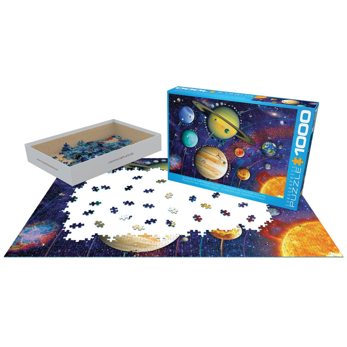 Planets of the Solar System 1000 Piece Jigsaw Puzzle Eurographics