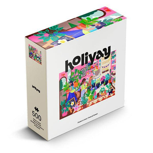 Plants & Flowers 500 Piece Jigsaw Puzzle Holiyay